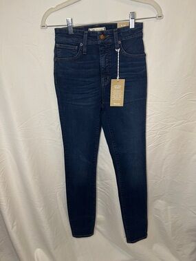 Madewell Women’s Size 24 Indigo Skinny Jeans measurements
